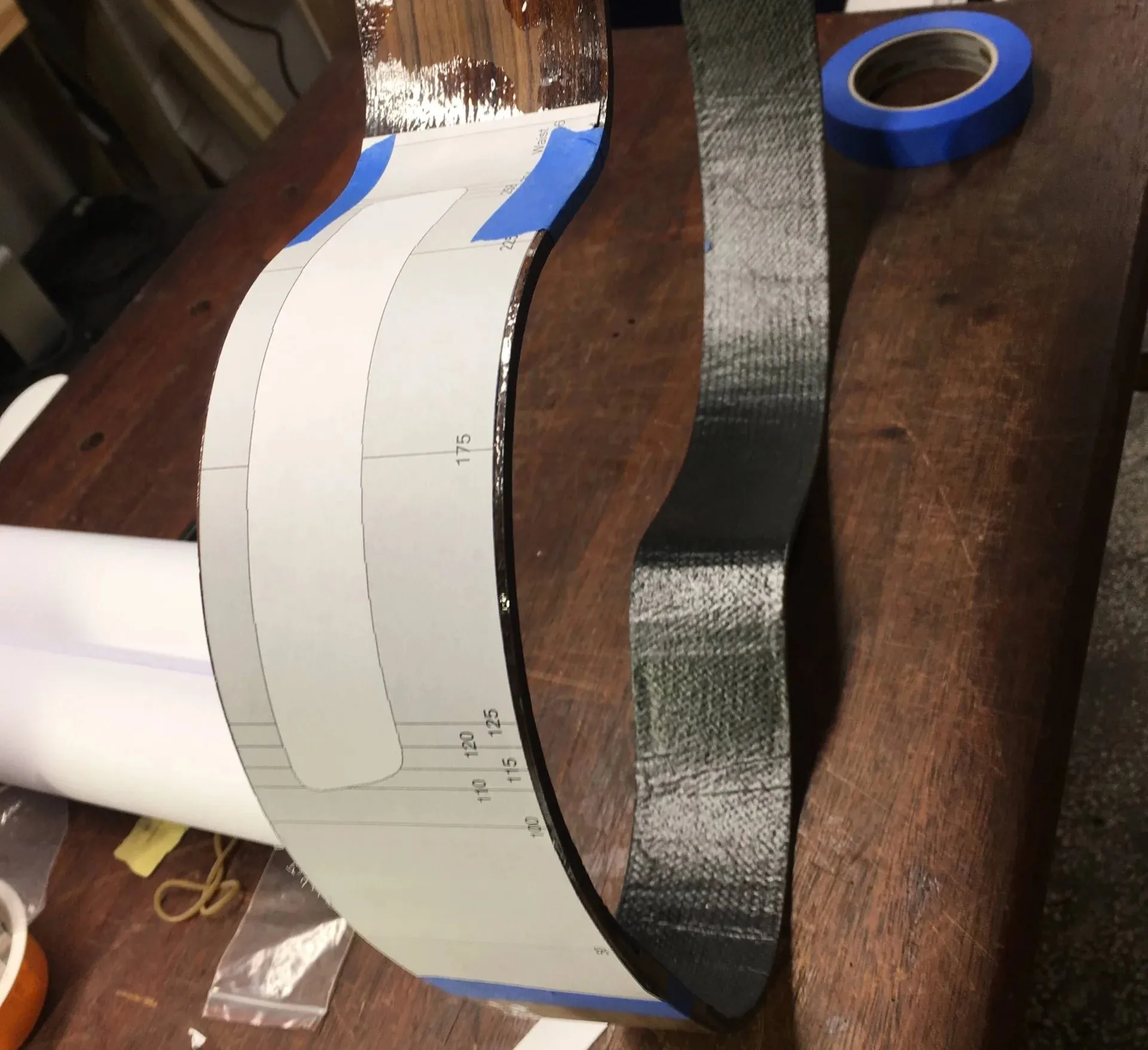 Sides production process using templates