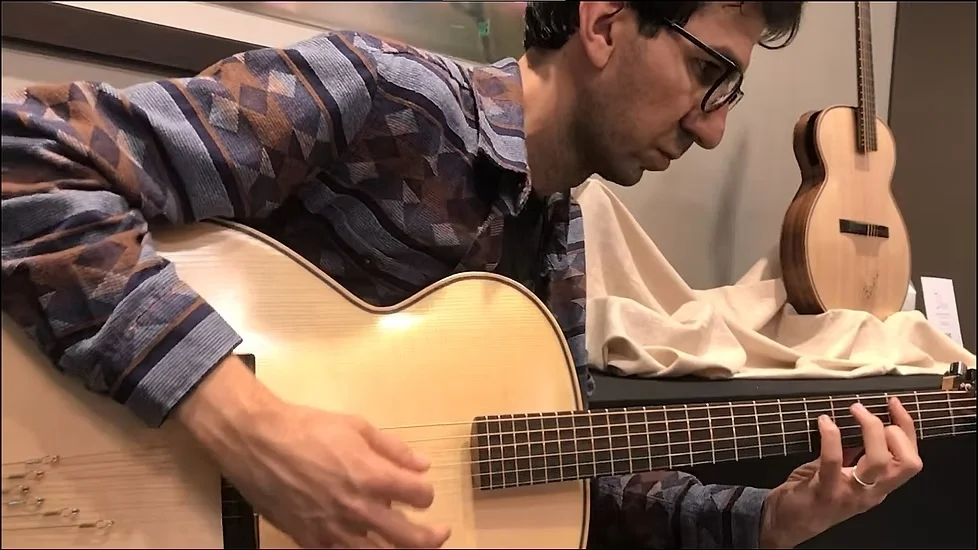 Jamey Arent playing guitar