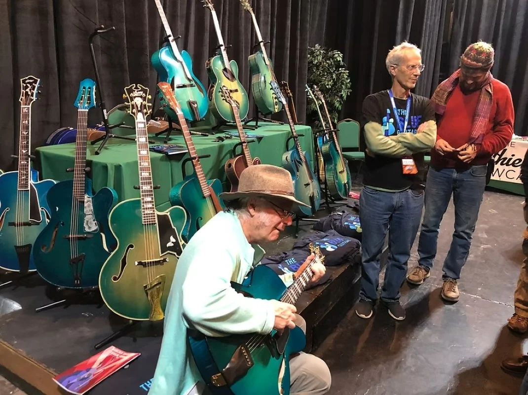 Archtop Foundation booth at Woodstock Invitational Showcase