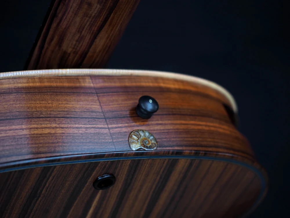 Blue Arch Guitar detail