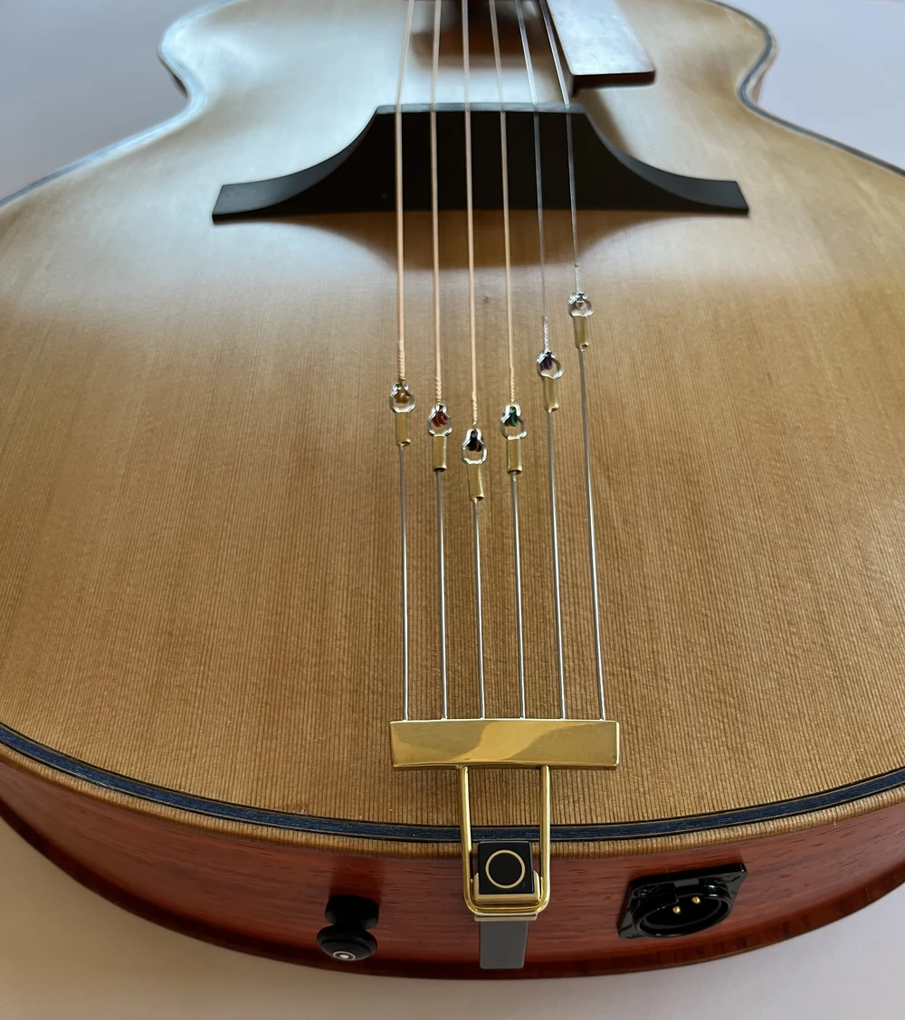 Blue Arch Guitar detail