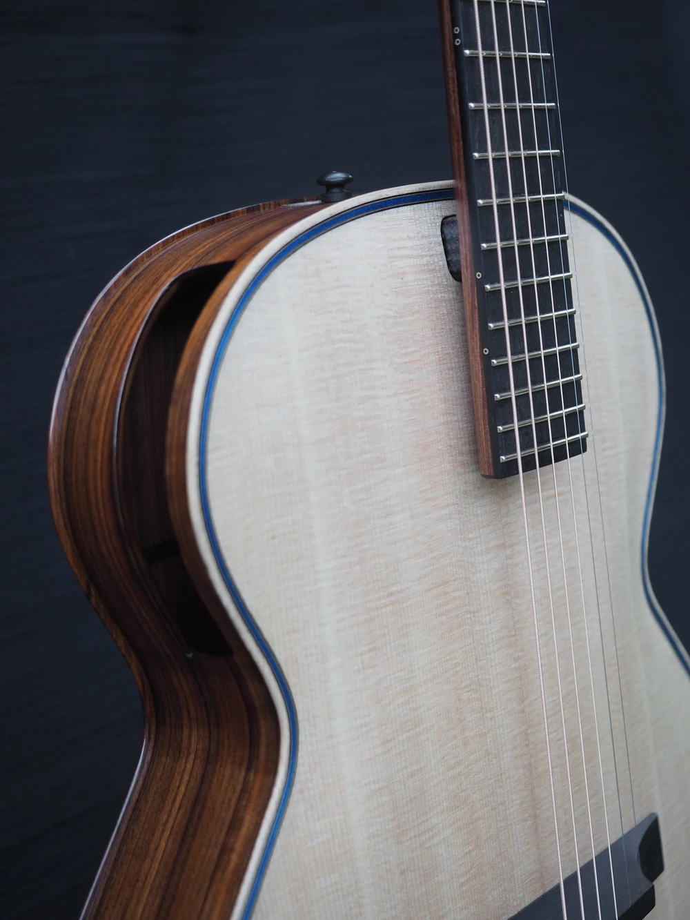 Blue Arch Guitar detail