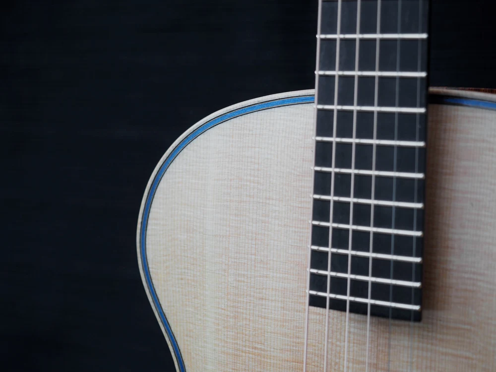 Blue Arch Guitar detail