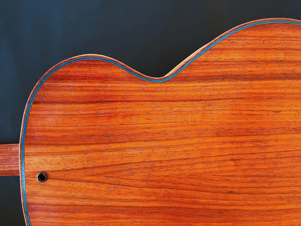 Blue Arch Guitar detail