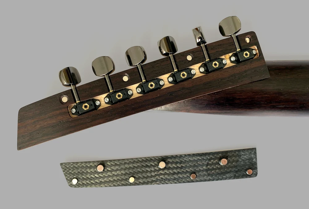 Blue Arch Guitar detail