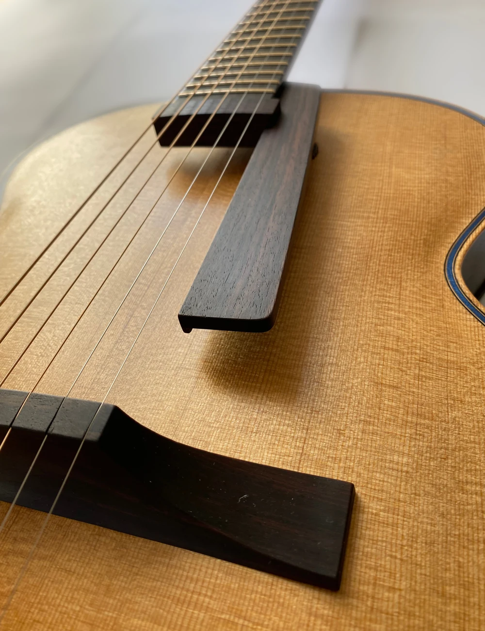 Blue Arch Guitar detail