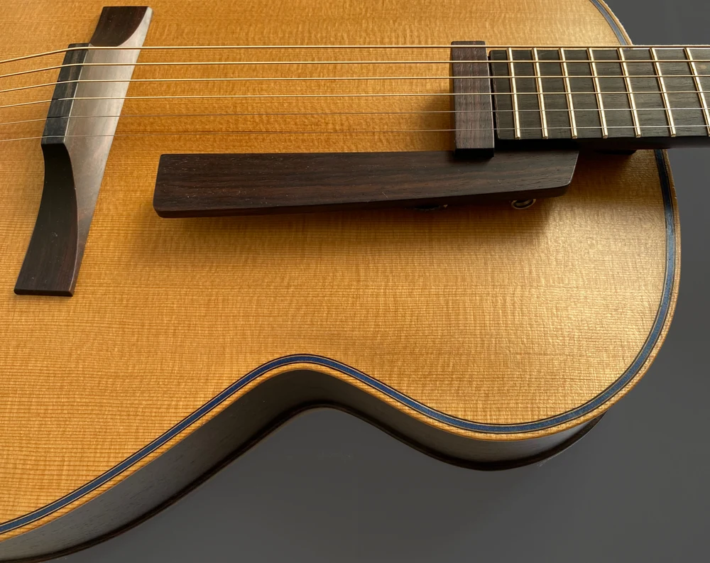 Blue Arch Guitar detail