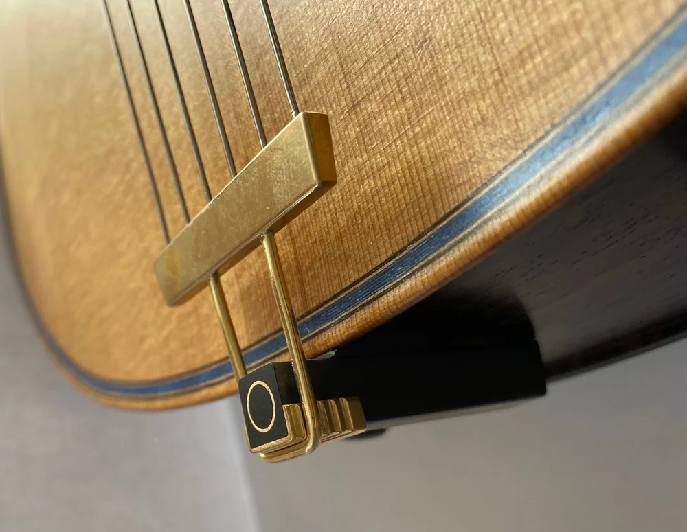 Blue Arch Guitar detail